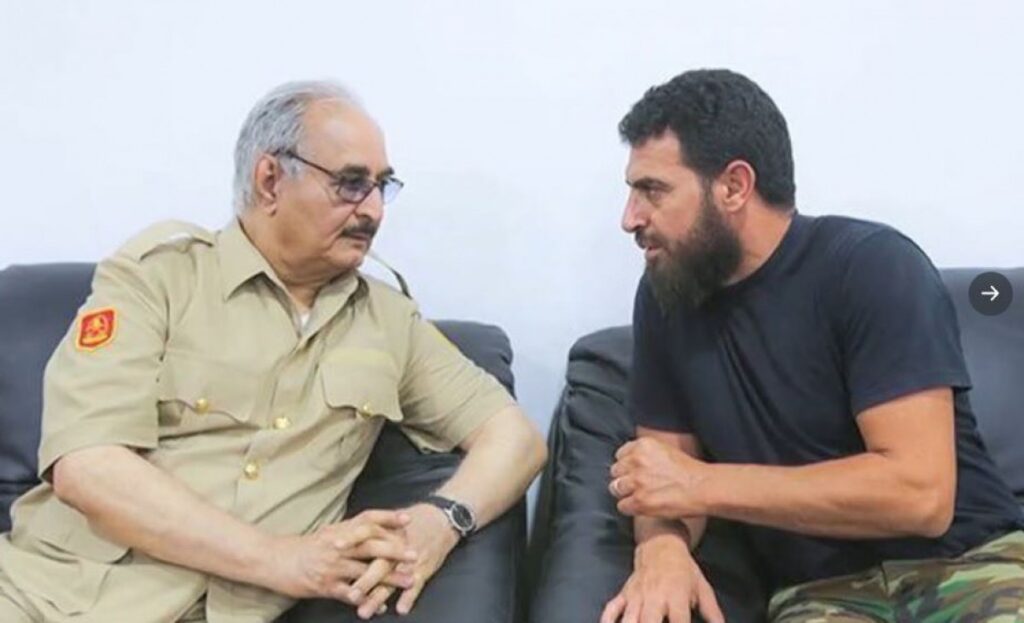 محمود الورفلي وخليفة حفتر