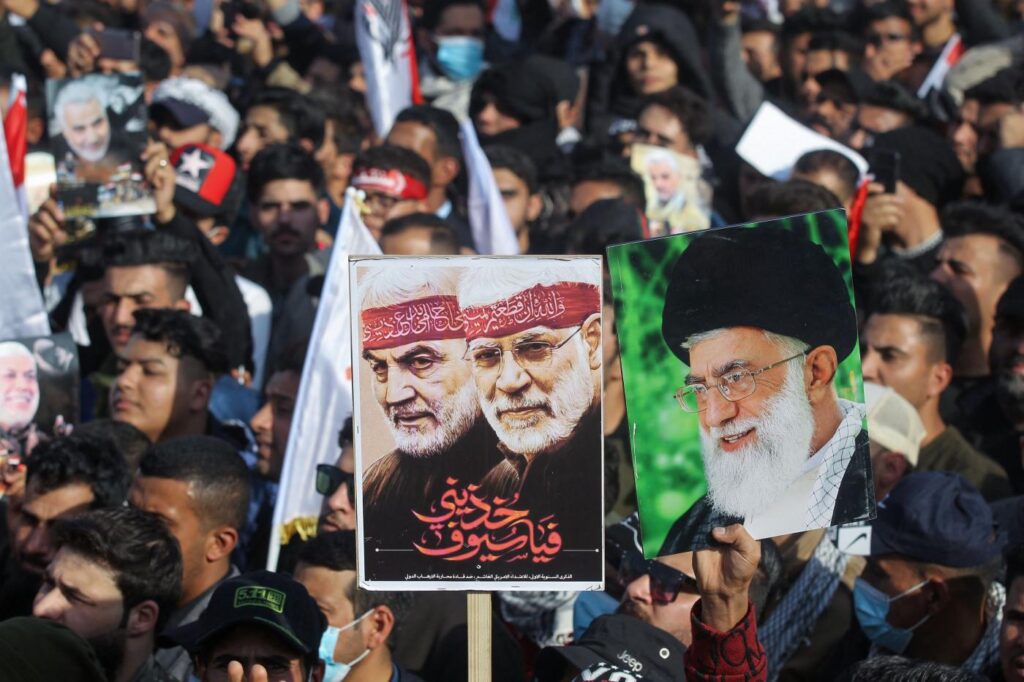 قُتل قاسم سليماني في 3 يناير 2020 بغارة جوية أمريكية في بغداد