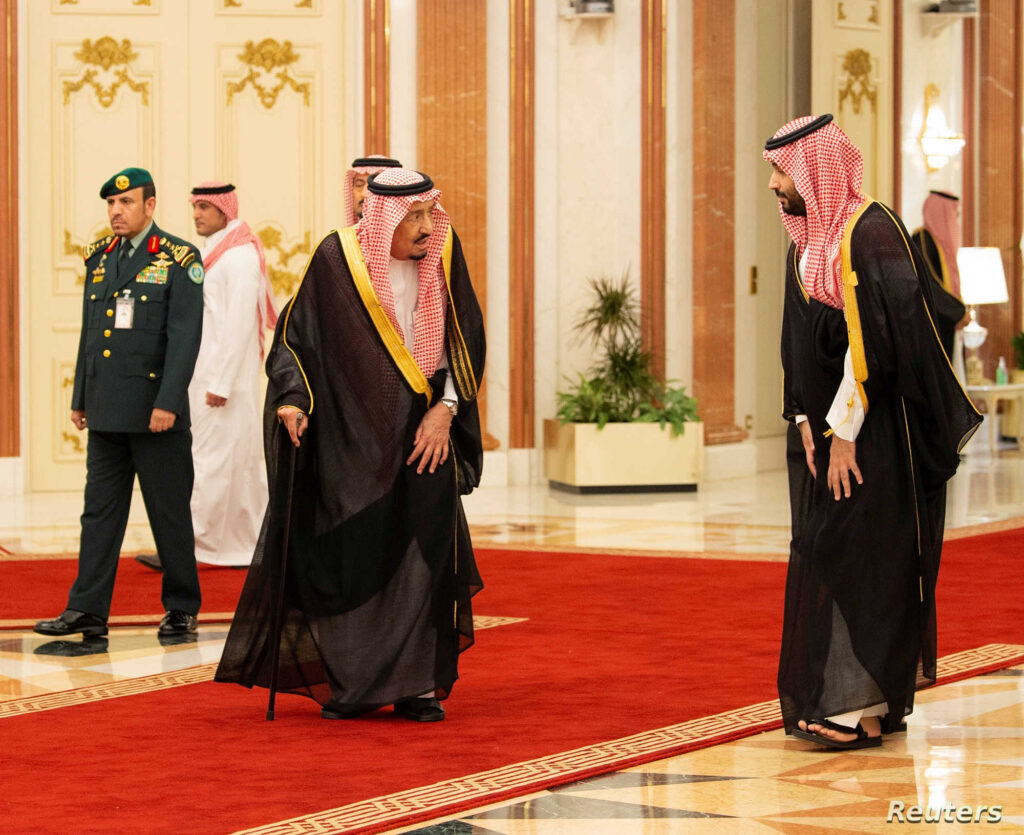 الملك سلمان وولي عهده محمد