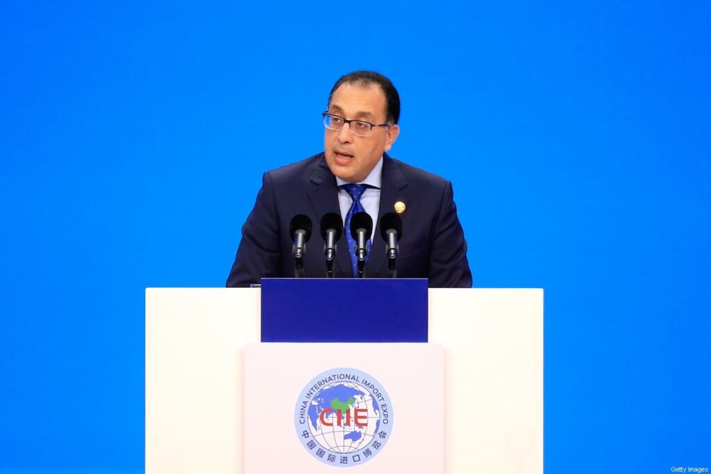 رئيس مجلس الوزراء المصري مصطفى مدبولي