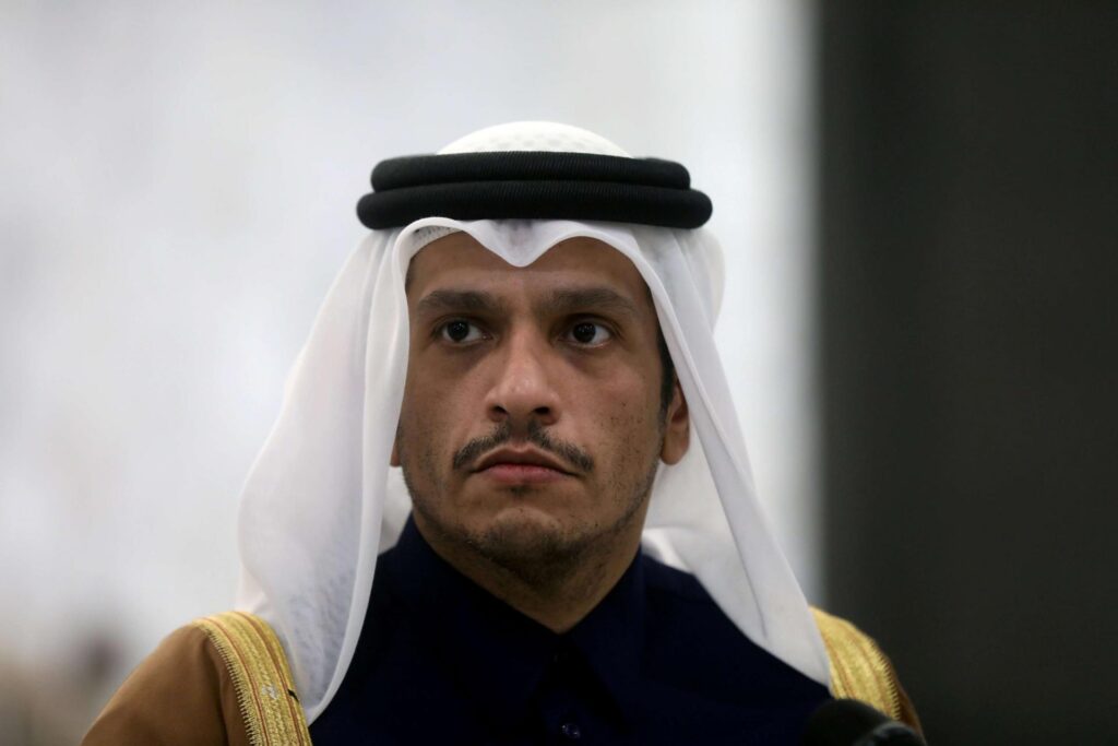 نائب رئيس مجلس الوزراء وزير الخارجية القطري الشيخ محمد بن عبد الرحمن آل ثاني