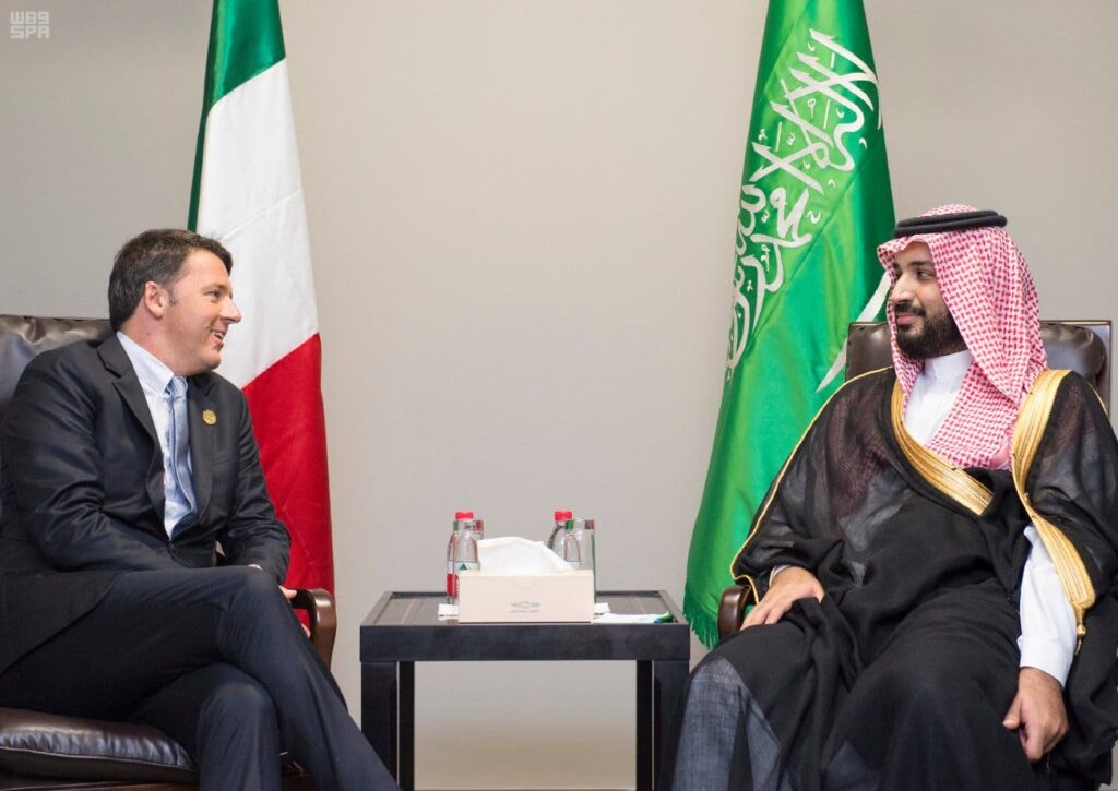 ماثيو رينزي ومحمد بن سلمان