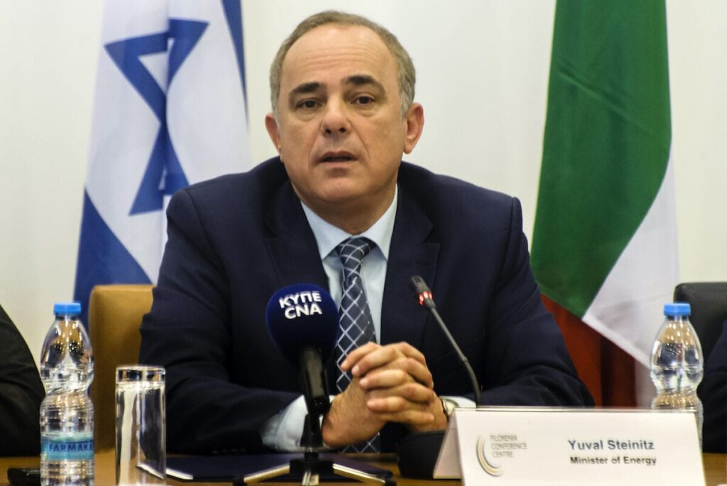تركيا تلغي دعوة لوزير إسرائيلي بعد الاعتداءات بالقدس وغزة وزير الطاقة الإسرائيلي يوفال شتاينتس