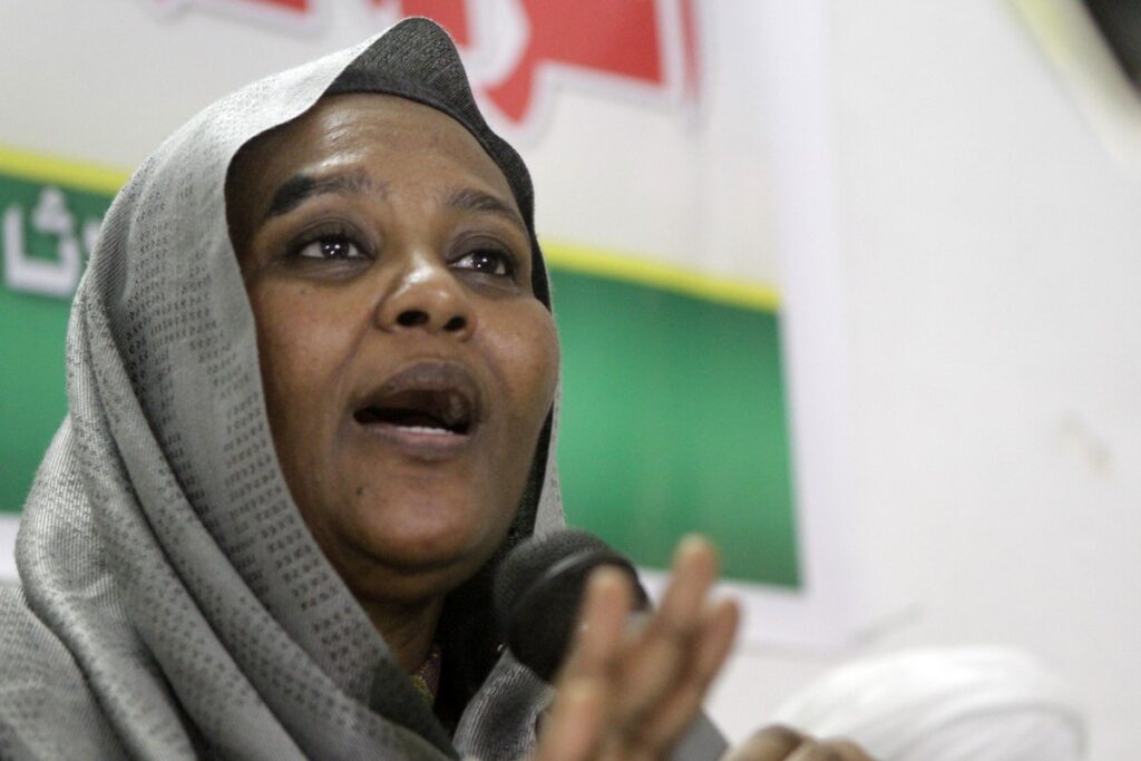 وزيرة الخارجية السودانية مريم المهدي