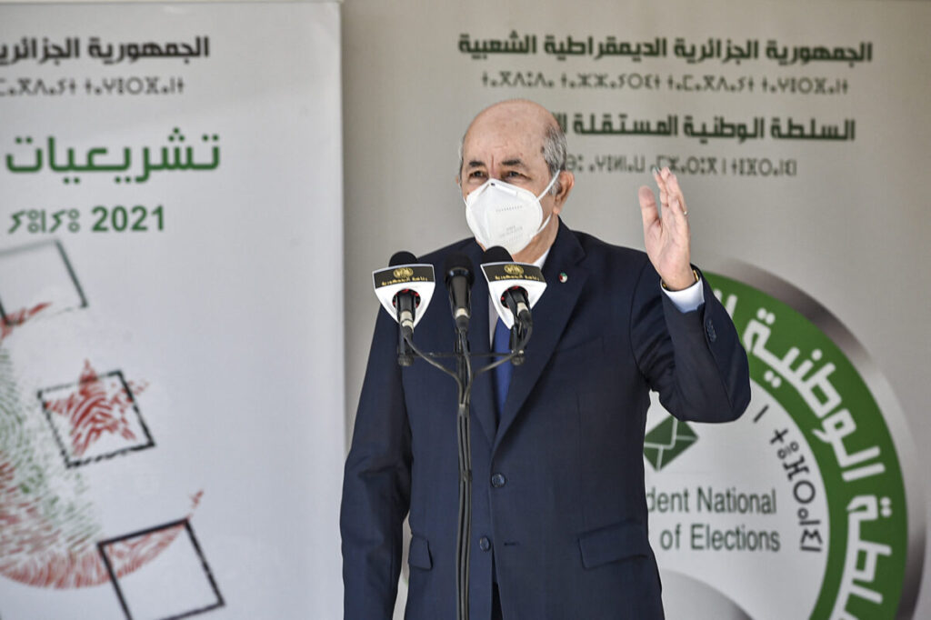 الرئيس الجزائري عبد المجيد تبون