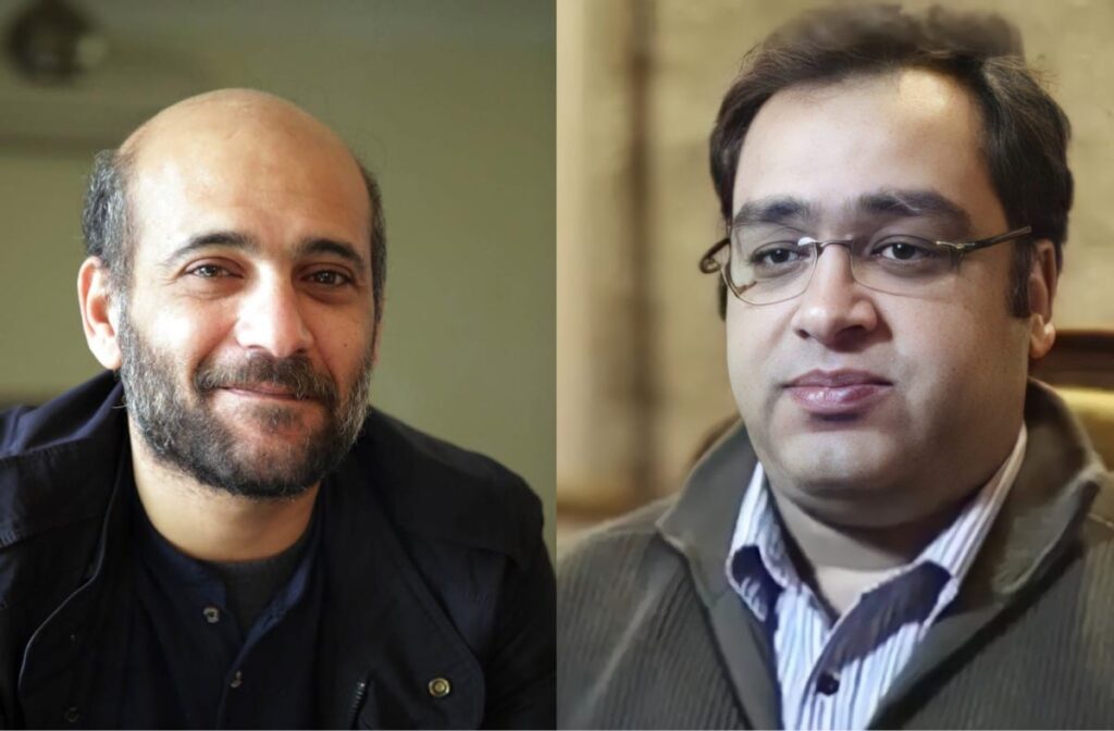 زياد العليمي (يمين) ورامي شعث