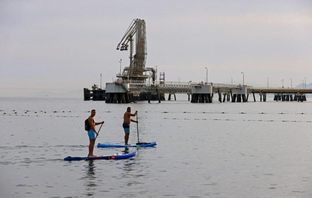 محطة النفط التابعة لشركة خطوط أنابيب عسقلان