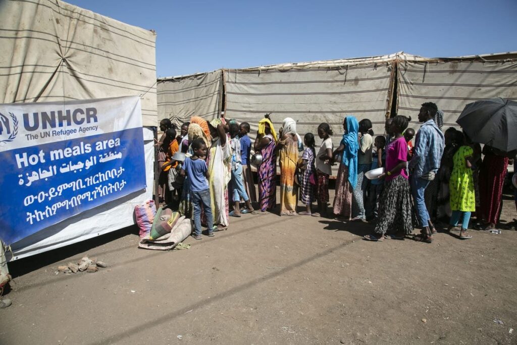 لاجئون إثيوبيون فروا من معارك تيغراي إلى السودان