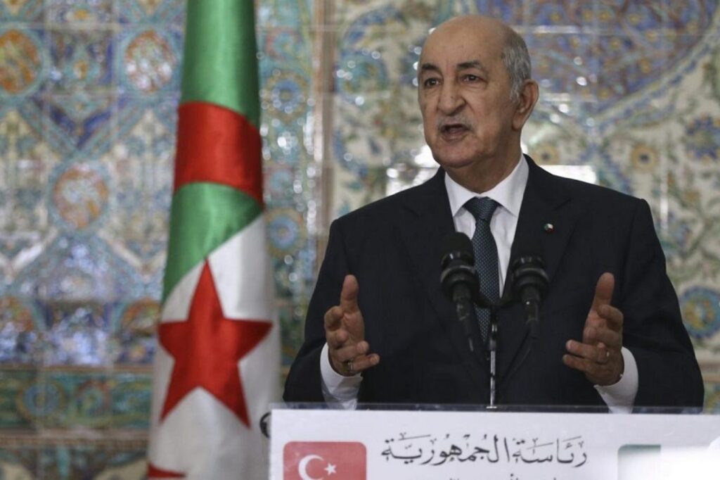 رئيس الجزائر عبد المجيد تبون