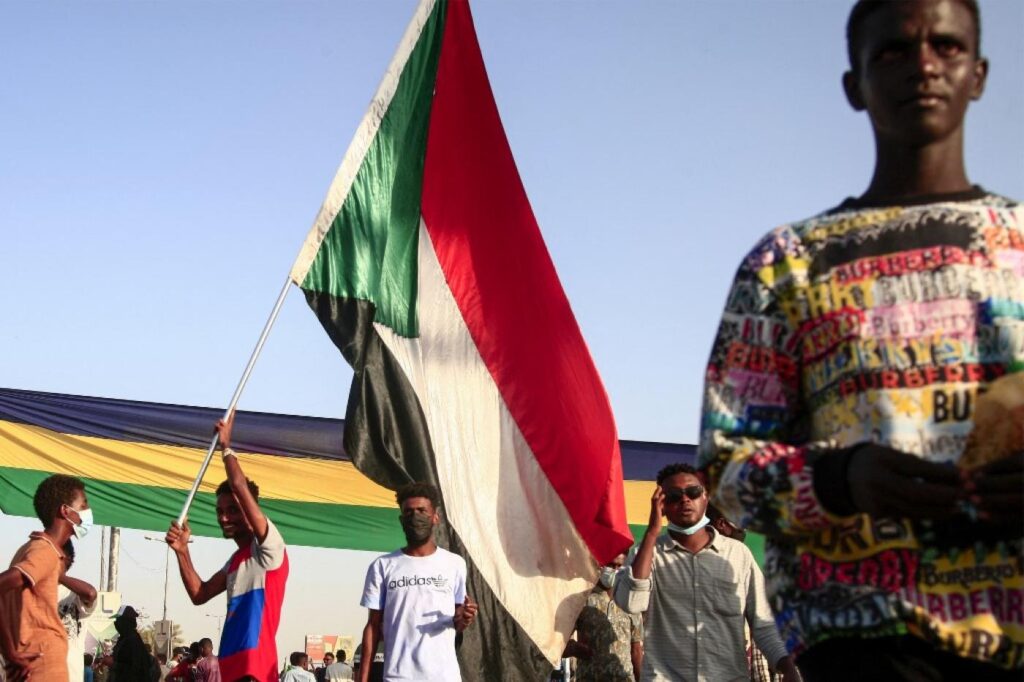 تظاهرة رافضة للحكم العسكري في السودان