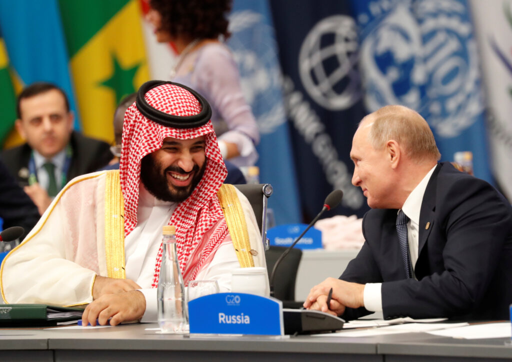 فلاديمير بوتين ومحمد بن سلمان